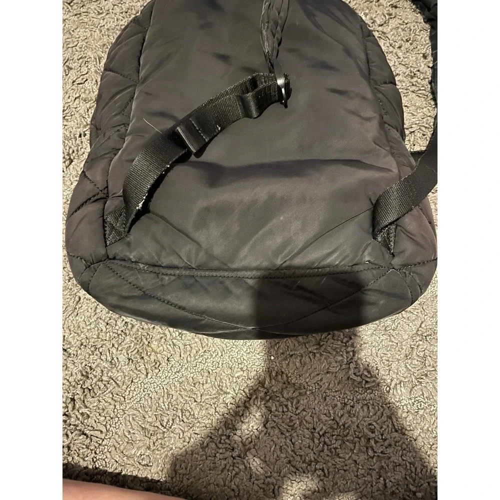 MARC JACOBS Quilted Nylon Backpack Black Quilted School Medium Capsule